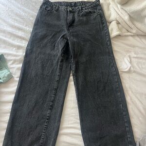 Boohoo Men's Relaxed Fit Black Jeans